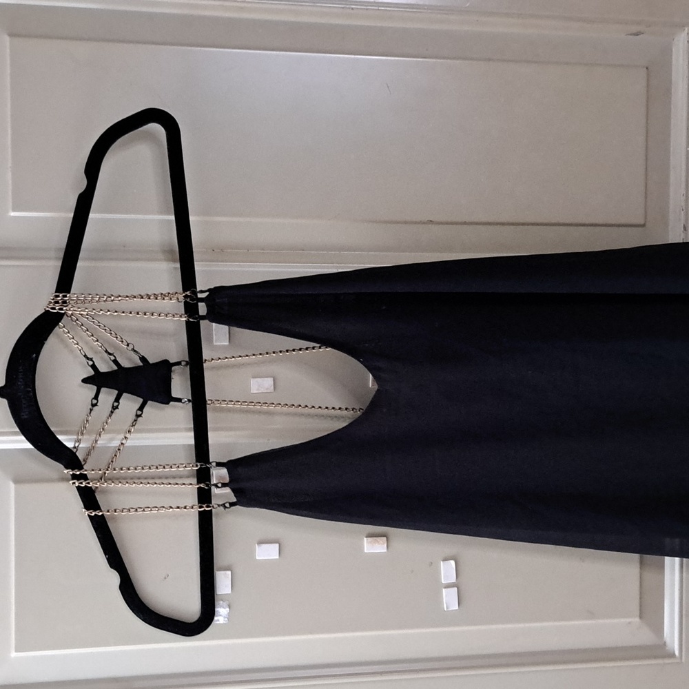 Addie Black Chain Backless Dress - Picture 4 of 8